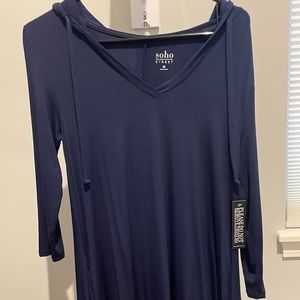 Ny and Company navy blue swing dress